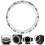 Silver Metal Watch Bezel Ring Practical Durable Watch Decoration 7
