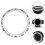 Silver Metal Watch Bezel Ring Practical Durable Watch Decoration 8