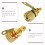 2St Gouden Speaker Connector Binding Post Voor Versterker En Subwoofer 4