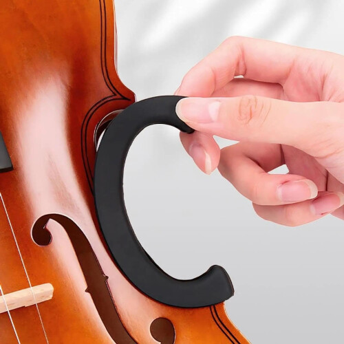 4/4 Violin Side Protector Scratch‑Resistant Waist Cover Easy Install Lightweight Durable Design 1