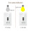2X  Light  Wall Light  Wave Infrared Sensor No Need Touch Electrical Power  Off US Plug 5