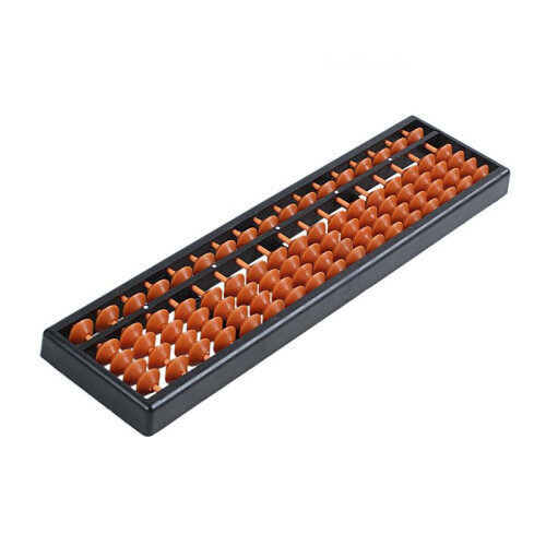 2X Plastic Abacus Arithmetic Abacus Kids Calculation Tool 17 Digits 1
