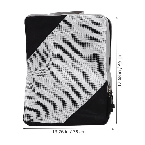 6Pcs Stylish Black Travel Packing Cubes Compression Storage Organizers 1