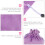 2Pcs Smooth Flannel Drawstring Jewelry Bag For Storage And Gift 5