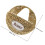 Simulated Straw Flower Pot Hanging Baskets Artificial Flowers Weaving 2