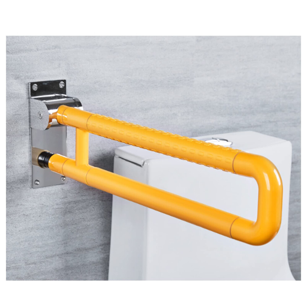 Bathroom Grab Bar Foldable Flip Up Safety Rail for Toilet and Shower, Stainless Steel 300kg Load