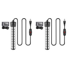 2X Immersion Water Heater,1500W Pool Heater with Control,Bathtub Heater with Intelligent Temperature Us Plug