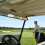 Hard double Position Golf Cart Mirror Having Coated Bracket For 6