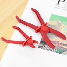 6 Pack Hose Clamp Pliers, Clamps Pinch Pliers for Brake Hoses, Fuel Hoses,Gas Lines,Coolant Hoses,Radiator Hoses,Red