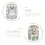 24Pcs Short Press On Nails Detachable False Nail Tips For Women 5
