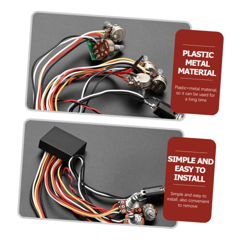 Active Bass Guitar Preamp Circuit Kit with Frequency Control for Professional Tone Upgrade 1
