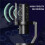 USB Microphone for Recording Streaming  PC Headphone Output Touch-Mute Button RGB Gaming Microphone Noise Cancellation 4