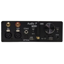M26DSP ADAU1452 Audio Processor 2 in 6 Out USB QCC3084  for RCA /XLR Coaxial /Fiber Input