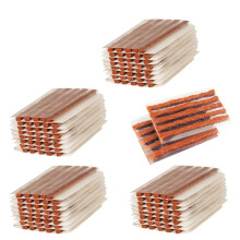 200PCS 4" Brown Tire Repair Strings, Automotive Tool Tire Repair Plugs, Tire Plugs Heavy Duty for Tubeless Tires Car