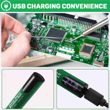 Draagbare Elektrische Soldeerpen met 510 Schroefdraad en USB-Oplader, 650 MAh, Slimme Soldeerpen, Verwarmingsapparaat, Lasgereedschapset