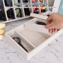 2 Pack Sunglasses Organizer Storage Glasses Holder Velvet Jewelry Tray, Glasses Organizer Eyeglasses Sunglasses Tray