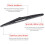 2X Rear Wiper Arm Blade Assembly - for   JK 2007-2016 7