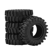 4 Stuks Rubberen Banden voor 1/30 SCX30 K10 Upgrade Banden 0,7 Inch Zacht Rubber RC Auto Reserveonderdelen