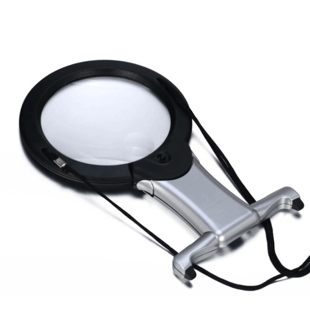 LED Magnifying Lamp with Dual LED Illumination, Hands  Magnifier for Sewing, Jewelry and Reading