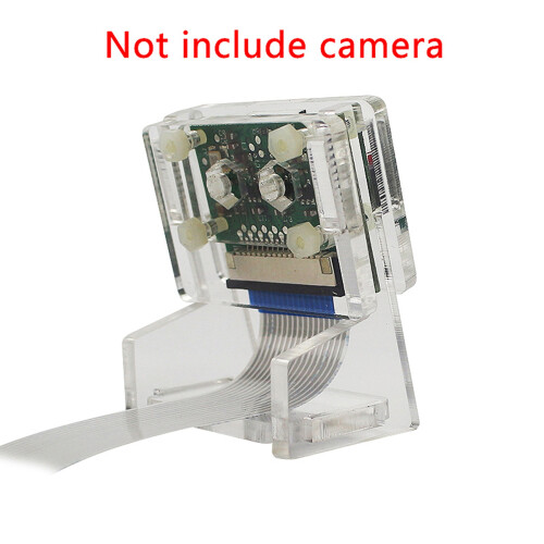2X Ov5647  Camera Acrylic Holder Transparent Webcam Bracket for Raspberry Pi 3 Camera 1
