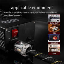 Kupfer-Netzkabel, HiFi-Audio, EU-Netzkabel, Reines Kupfer-Netzkabel, Stecker für Verstärker, DAC, CD-Player