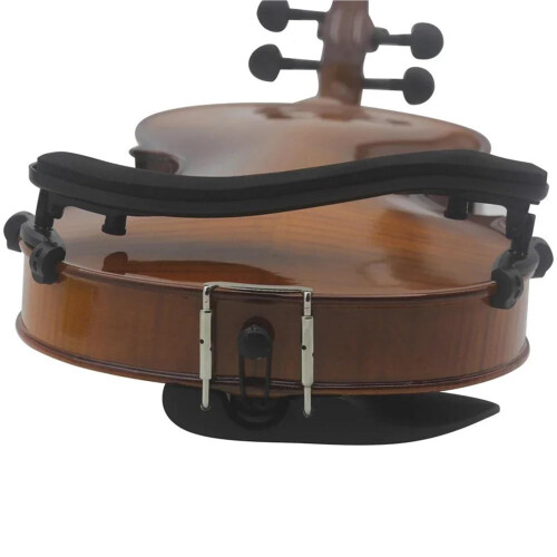 Professional Soft 4/4 Violin Shoulder Rest Pad Black, Comfortable Support for Practice and Performance 2