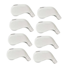 Wedges Iron Club Protective Headcover High Elastic Golf-White