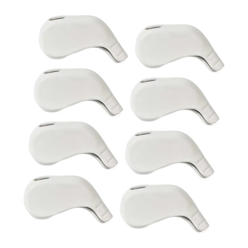 Wedges Iron Club Protective Headcover High Elastic Golf-White