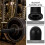 Easy-Install Black PP Barbell Handle Covers with Anti-Slide Grip 3