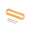 2Pcs Thick Elastic Rubber Mold Fixation Belts Orange Pottery Tools 2