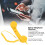 Retro Telephone Receiver 3.5mm Yellow ABS Wired 4