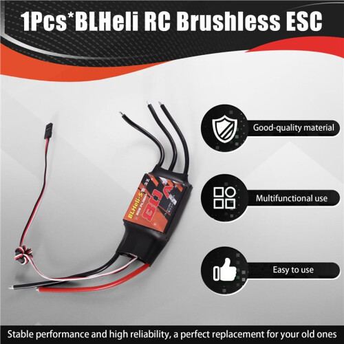 BLHeli RC Brushless ESC 80A Electric Speed Controller for Quadcopter Aircraft Model Fixed Wing Multi-Axis FPV RC Drone 1