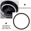 6pcs Silicone Lid Ring For Cup Sealing Black Back To School 3