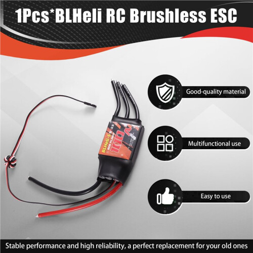 BLHeli RC Brushless ESC 100A Electric Speed Controller for Quadcopter Aircraft Model Fixed Wing Multi-Axis FPV RC Drone 1