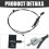 Hood Release Cable with Pull Handle F4ZZ16916A 912-043 for  Mustang 1994-2004 Accessories 2