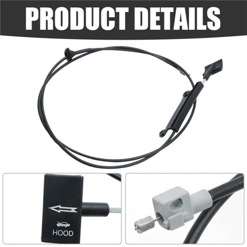 Hood Release Cable with Pull Handle F4ZZ16916A 912-043 for  Mustang 1994-2004 Accessories 1