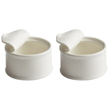 2St Witte Keramische Ovenvaste Ramekins Set Voor En Decoreren
