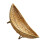 Coffee Woven Rattan Fruit Basket Multipurpose Storage Tray 1