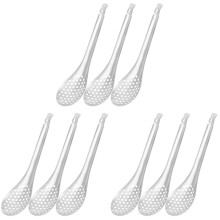 9St Roestvrijstalen Kleine Slotted Lepels Perfect Voor