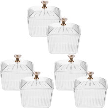 6St Transparante Ps Sweets Jars Met Voor Koffie Thee