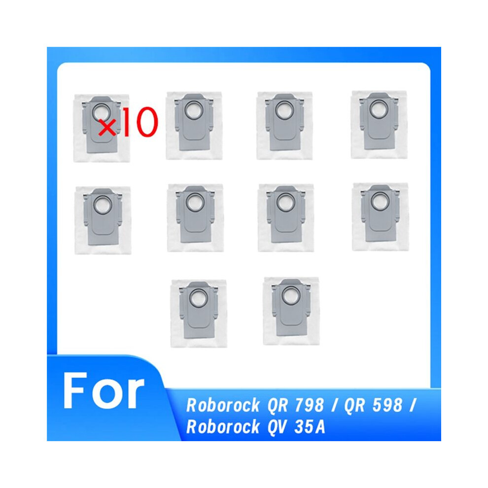 10 Pcs Replacement Parts Dust Bag For Qv 35A / Qr 598 / Qr 798 Robot Vacuum Cleaner Accessories 6033105617730
