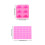 Non-Stick Silicone Chocolate Mold Pink 2pcs 2