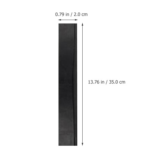 5 Pcs Window Cleaning Replacement 35.00x2.00x0.40cm Black 1