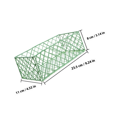 Flower Mud Net Green 20pack 9.3x4.3x3.1in 1