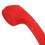 Red Retro Wired Cellphone Handset for Smartphone PC with 3.5mm Plug 5