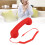 Red Retro Wired Cellphone Handset for Smartphone PC with 3.5mm Plug 13