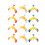 12Pcs Balance Bird Gravity Eagle Toy For Children Science Gift 10