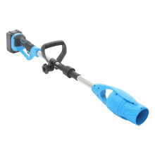 Cordless Leaf Blower 400W Battery Powered with Speed Airflow for Lawn Care Yard Cleaning Blue