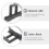 10Pcs ABS Solar Panel Drainage Clips for Auto Removing Stagnant Water 4
