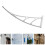 White PVC Awning Bracket Reinforced Support for Door Window Patio 4